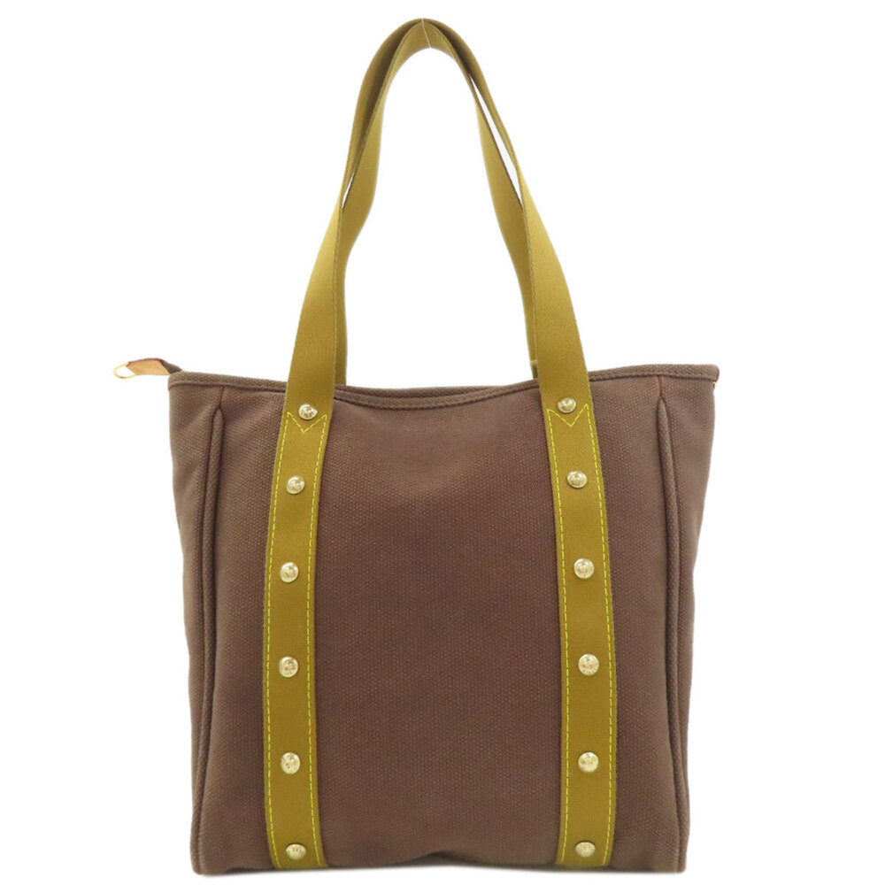 LOUIS VUITTON Authentic Brown Canvas Tote Bag - Picture 2 of 16